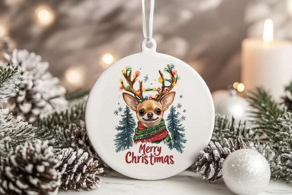 Chihuahua Dog Christmas Ornament PNG: A Designer's Honest Take