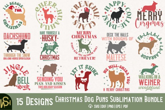 Christmas Dog Puns Sublimation Bundle: A Designer's Honest Review