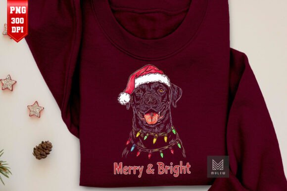 Christmas Rottweiler Dog Sublimation PNG Review