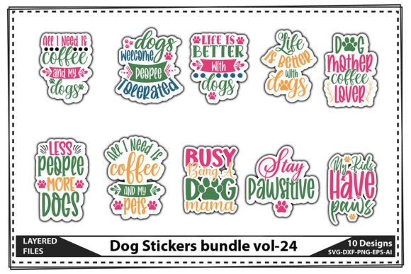 Dog Stickers Bundle Vol-24: A Designer’s Hands-On Review