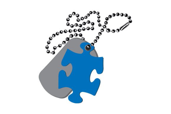Dog Tag Puzzle: A Creative Embroidery Design