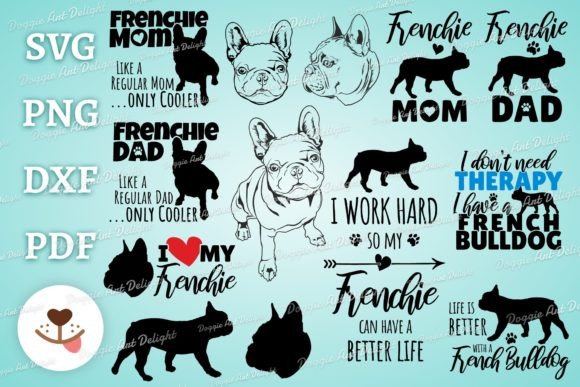Frenchie French Bulldog Png Svg Bundle: A Designer's Review