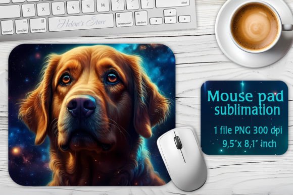 Galaxy Dog Sublimation Design Mousepad Review