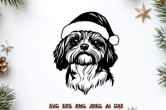 Shih Tzu Christmas Dog with Santa Hat Review