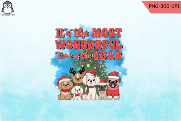 Vintage Xmas Sublimation Cute Dog PNG – A Designer's Hands-On Review